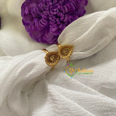 Premium AD Stone Toe Rings-Tilak -White -G7568